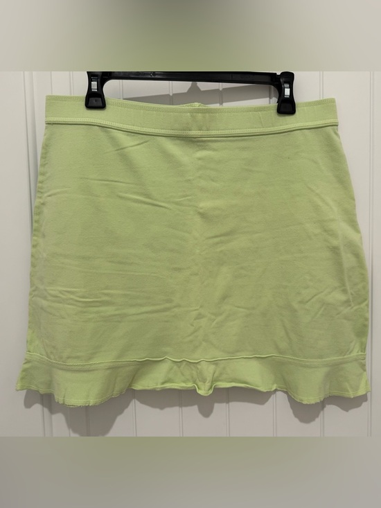 Fresh Produce Dresses & Skirts - Fresh Produce Light Lime Ruffle-Hem Mini Skirt
